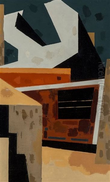 In Fairmont, West Virginia Oil Painting by Niles Spencer