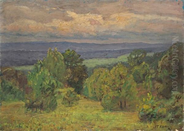 Storm Clouds Oil Painting by Theodore Clement Steele