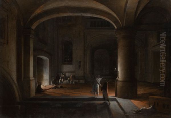 The Liberation Of Saint Peter Oil Painting by Hendrick van Steenwyck the Younger