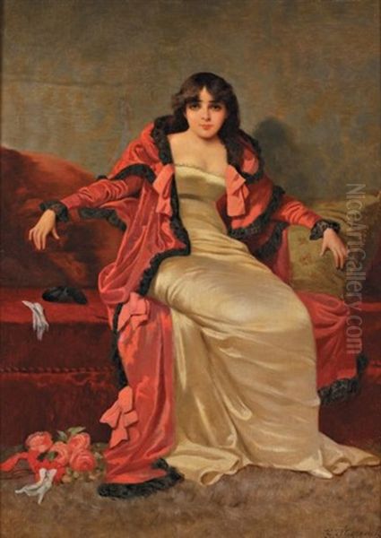 Elegante Oil Painting by Vincent Stepevitch
