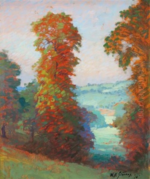 Landscape Oil Painting by Will Henry Stevens