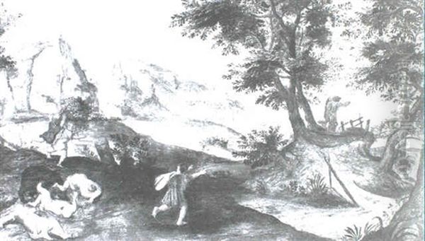 The Parable Of The Tares Among The Wheat Oil Painting by Jan van der Straet (Stradanus)