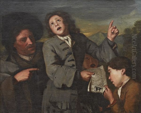 Sanglektionen Oil Painting by Michael Sweerts
