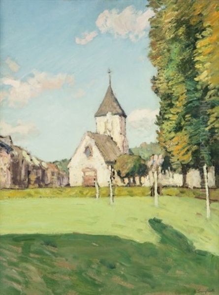 Eglise De Ferriere-sur-risle Oil Painting by Alfred Swieykowski