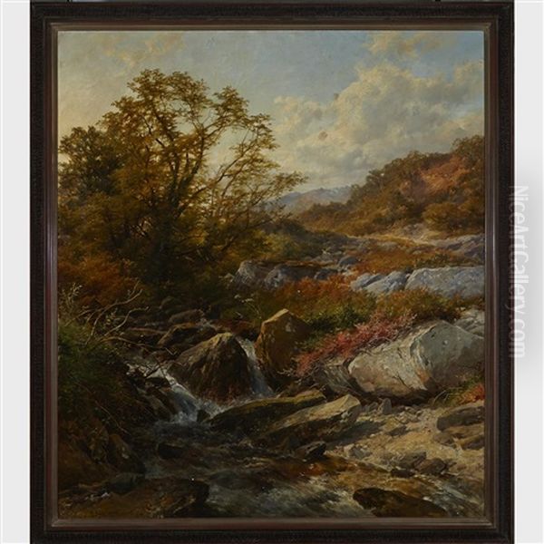 The Mountain Rill Oil Painting by John Syer