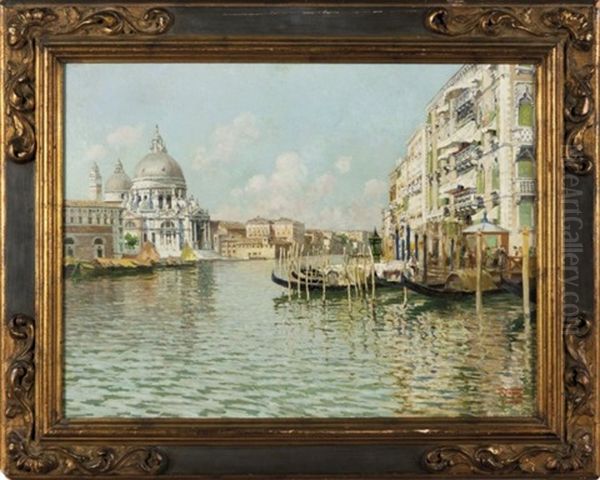 Veduta Di Venezia Oil Painting by Raffaele Tafuri