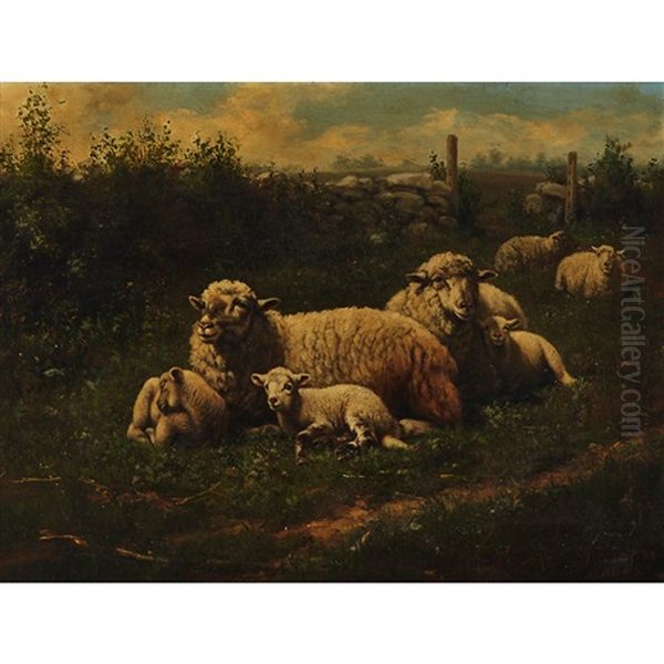 Springtime, 1895 Oil Painting by Arthur Fitzwilliam Tait