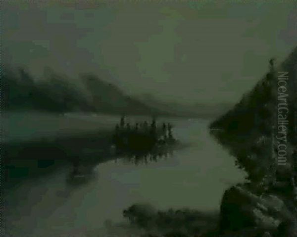 Northwest Landscape Oil Painting by Richard H. Tallant