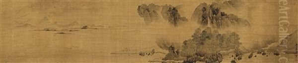 Watching The Waves Oil Painting by Tang Yin