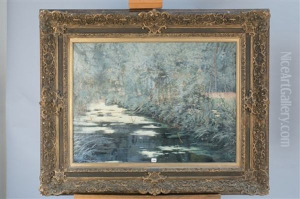 La Riviere Oil Painting by Leon Louis Antoine Tanzi