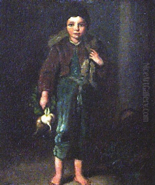 The Squire's Son Oil Painting by Hedwig Thoma