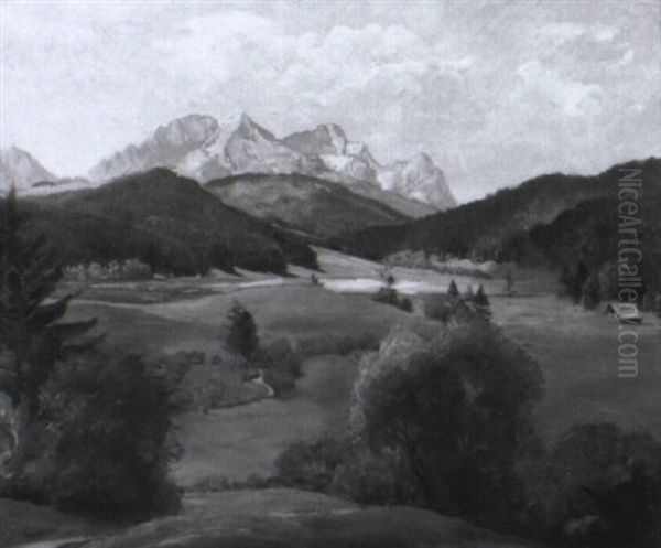 Vorgebirgslandschaft Oil Painting by Harald Tillberg