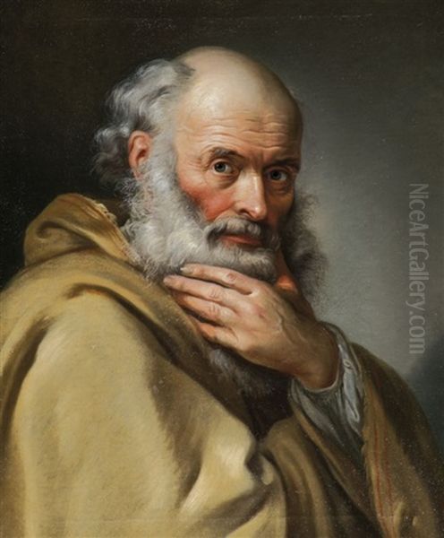 Ein Philosoph Oil Painting by Johann Heinrich Wilhelm Tischbein I