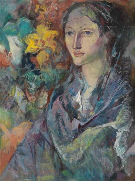 Bildnis Einer Frau Oil Painting by Victor Tischler