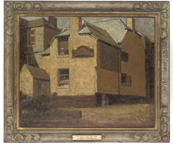 The Sloop Inn, St. Ives Oil Painting by Harry Tittensor