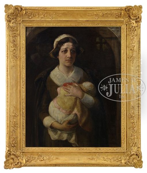 Hester Prynne Oil Painting by Frank Hector Tompkins