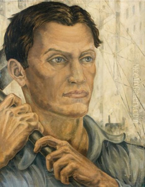 Le Travailleur Oil Painting by Charley Toorop