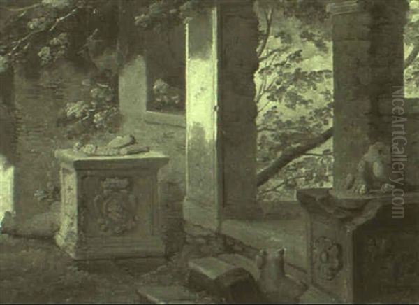 Gartenarchitektur Oil Painting by Benno Friedrich Tormer
