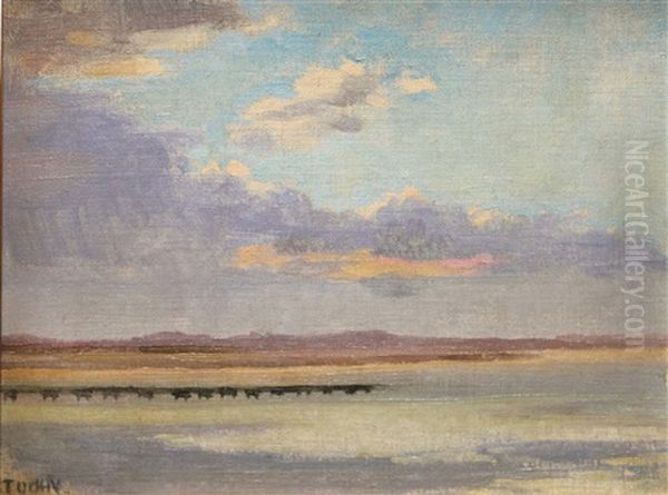 Coastal Landscape Oil Painting by Patrick Touhy