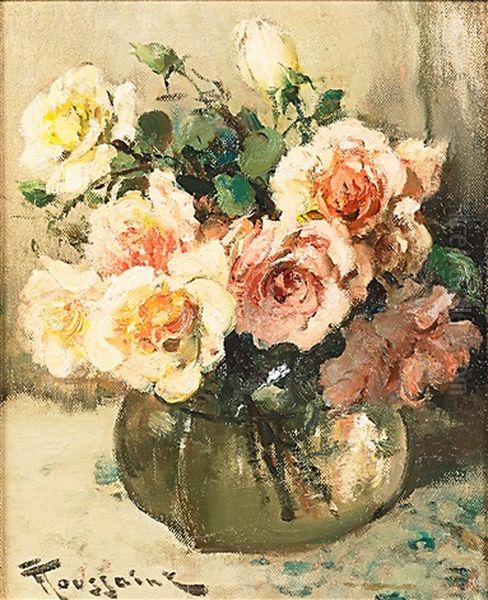 Untitled (still Life) Oil Painting by Fernand Toussaint