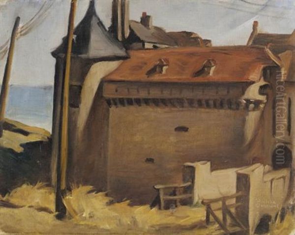 Dieppe Oil Painting by Theofrastos Triandafyllidis