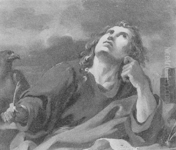 St. John, The Evangelist Oil Painting by Christoph Unterberger