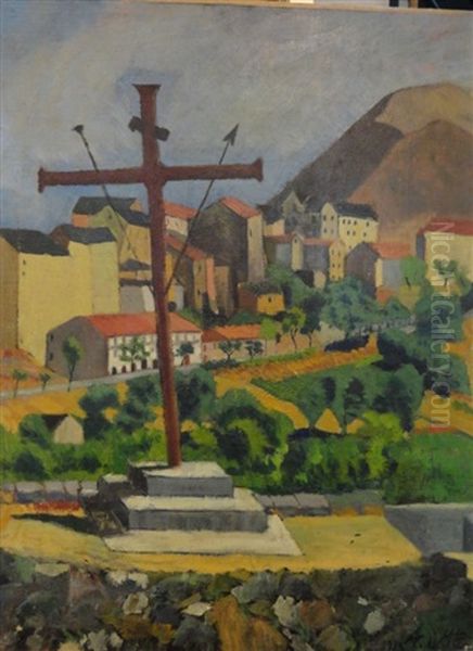 Paysage Oil Painting by Andre Uttes