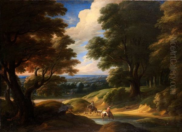 Dunes En Campine Oil Painting by Lodewijk De Vadder