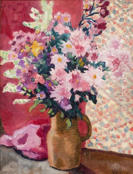 Aften Ved Arno 1913 Oil Painting by Louis Valtat
