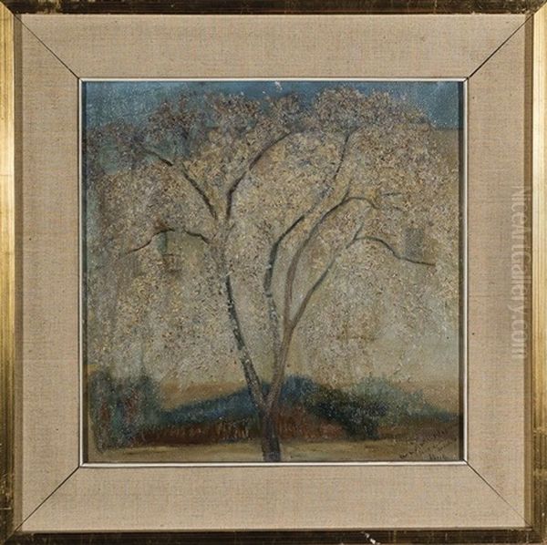 Almendro Oil Painting by Emilio Varela Isabel