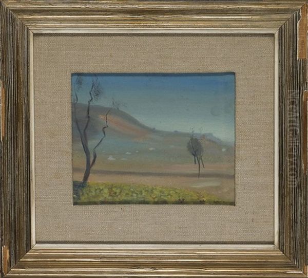 Paisaje Con Arboles Oil Painting by Emilio Varela Isabel