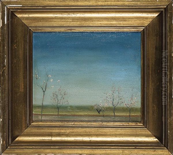 Almendros En Flor Oil Painting by Emilio Varela Isabel