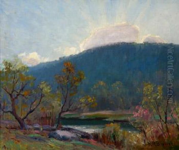 Dawn Oil Painting by Nicholas Richard Brewer
