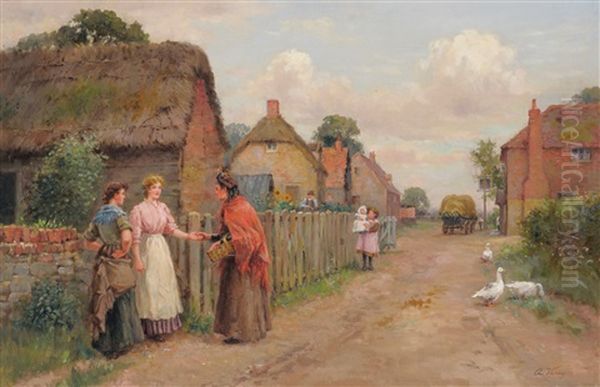 The Fortune Teller Oil Painting by Arthur Verey