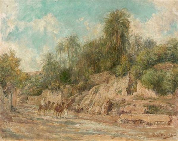 Paysage Oil Painting by Edouard Verschaffelt