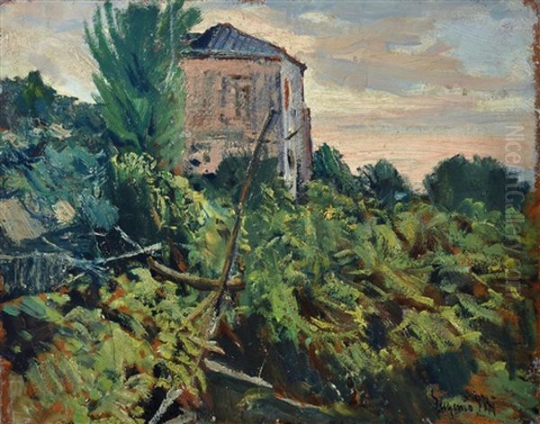 Casa Di Campagna Oil Painting by Eugenio Viti