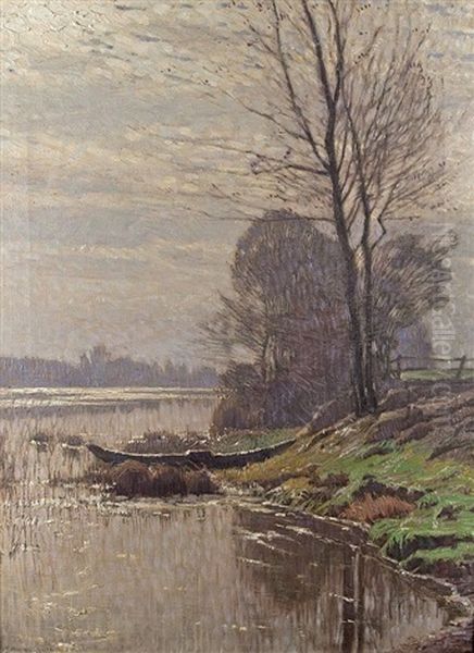Am Rheinufer Oil Painting by Arthur Wansleben