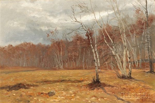 Birches Oil Painting by Marcus Waterman