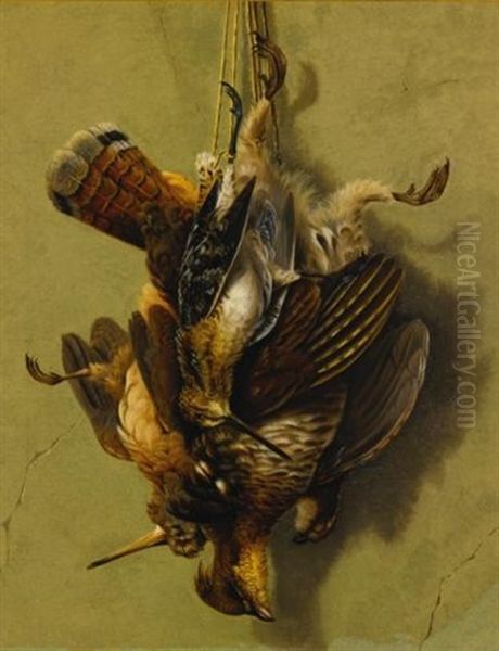 Still Life: Hanging Game Oil Painting by Susan Catherine Waters