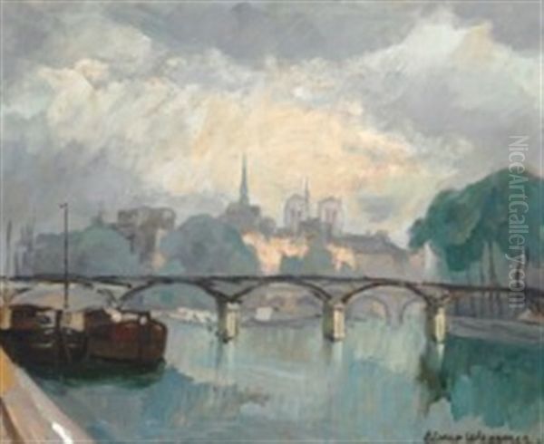 Pont Neuf Oil Painting by Einar Wegener