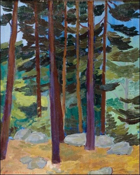 Hongikko Oil Painting by Einari Wehmas