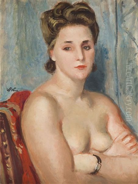 Nude Oil Painting by Wojciech Weiss