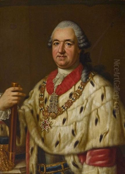 Kurfurst Karl Theodor Von Pfalz-bayern Oil Painting by Franz Xaver Welde