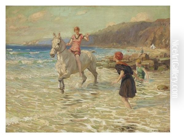 Holiday Time Oil Painting by Rowland Wheelwright