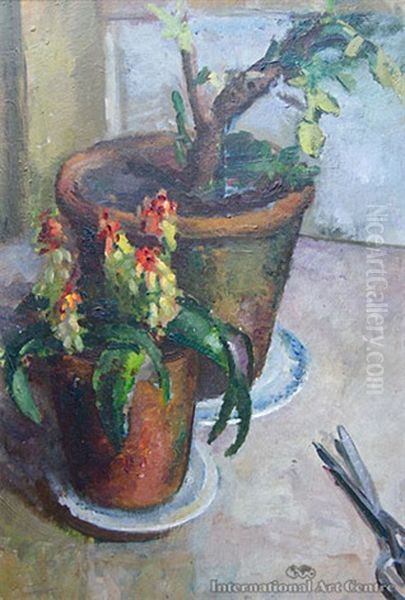 Lachenalias Oil Painting by Alice F Whyte
