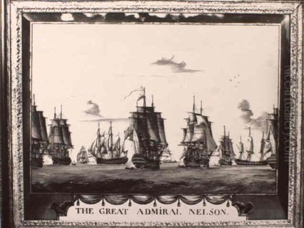 The Great Admiral Nelson Oil Painting by Wenzeslaus Wieden