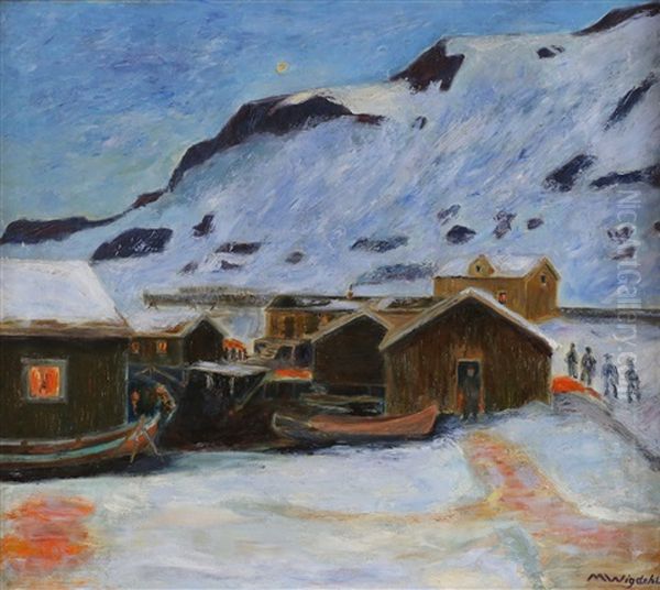 Kveldsstemning - Lofoten Oil Painting by Michaloff Wigdehl