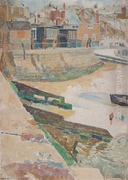 Rose Lodge Oil Painting by Carl Wilhelm Wilhelmson