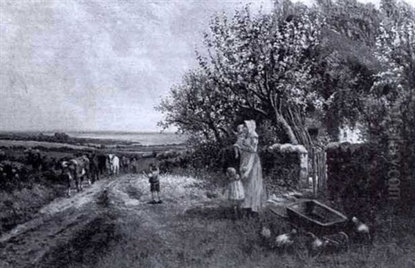 The Return Home Oil Painting by Arthur Stanley Wilkinson