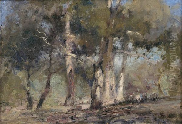 Eltham Oil Painting by Walter Herbert Withers